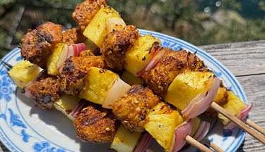Haan Grilling Turkey Pineapple Skewers