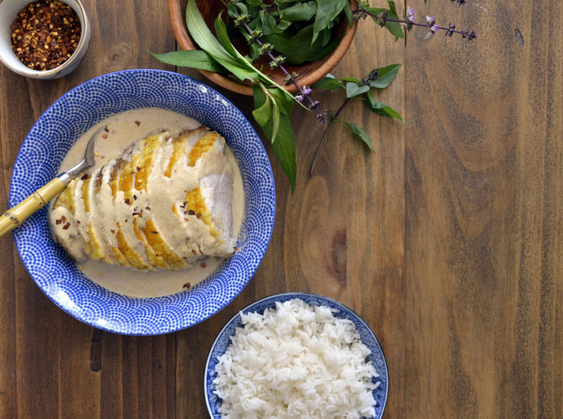 Easy to Prepare Coconut Curry Slow Cooker Turkey Roast