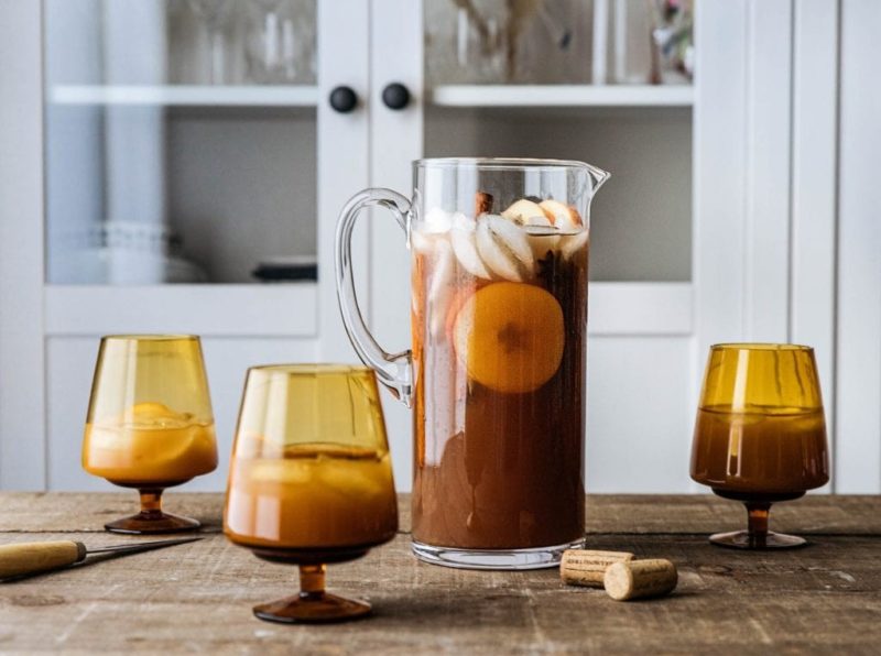 Pomegranate Apple Cider Sangria