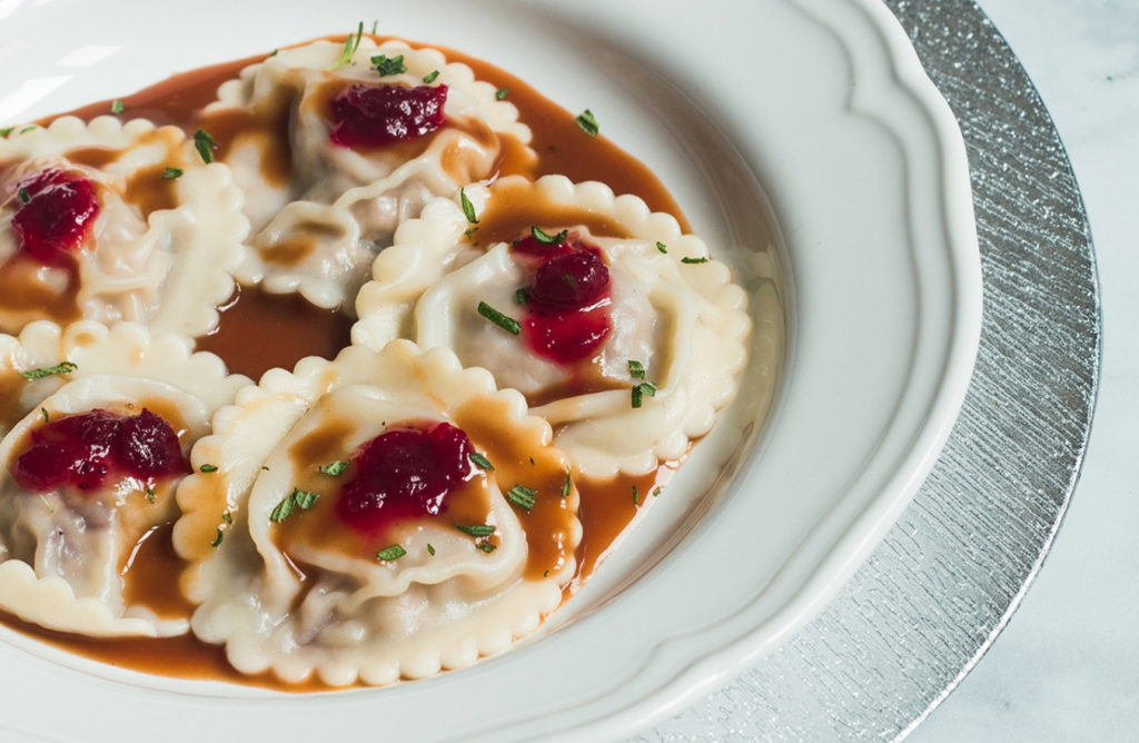 Turkey and Cranberry Ravioli