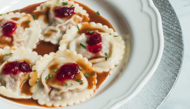 Turkey and Cranberry Ravioli